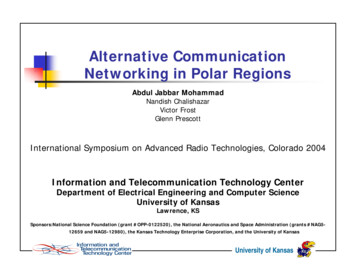 Alternative Communication Networking In Polar Regions - NTIA