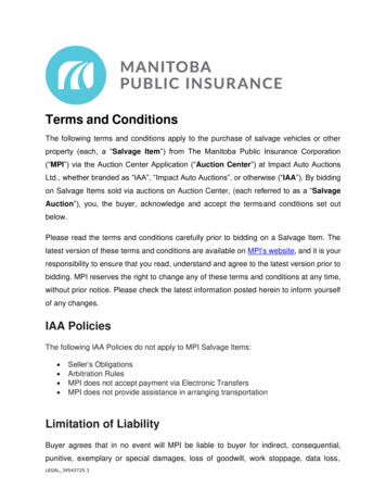 Terms And Conditions - IAA