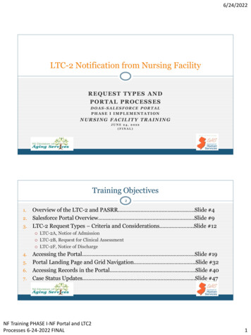LTC-2 Notification From Nursing Facility - Nj.gov