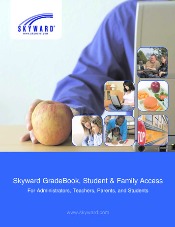 Skyward GradeBook, Student & Family Access - Esc1 
