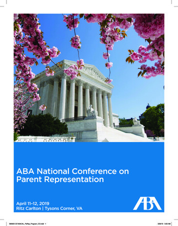 ABA National Conference On Parent Representation