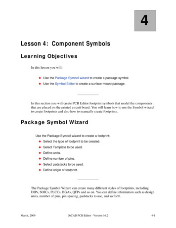 Lesson 4: Component Symbols - EMA Design Automation