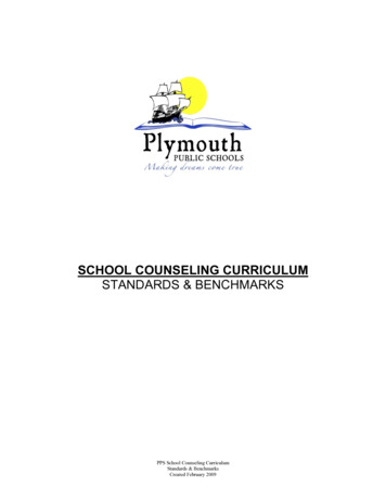School Counseling Curriculum Standards & Benchmarks