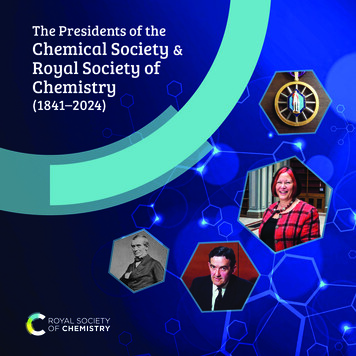 The Presidents Of The Chemical Society Royal Society Of Chemistry