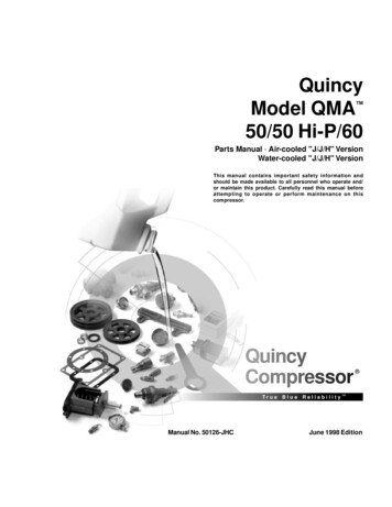 Quincy Model QMA 50/50 Hi-P/60 - Best Aire