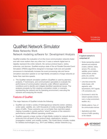 QualNet Network Simulator - Keysight