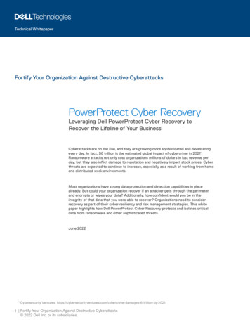 PowerProtect Cyber Recovery - Dell Technologies