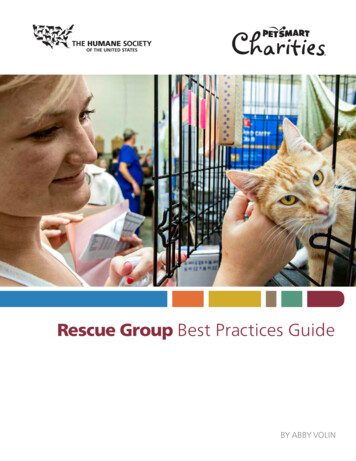 Rescue Group Best Practices Guide - HumanePro