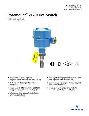 Rosemount 2120 Level Switch - Instrumart