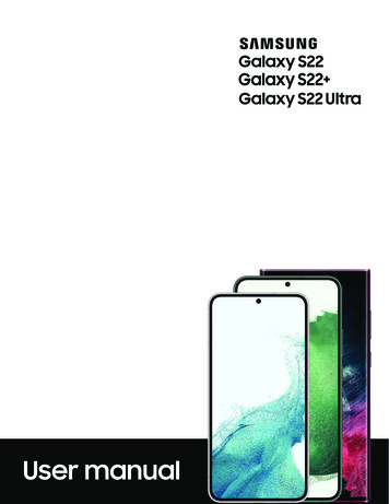 Samsung Galaxy S22 S22 S22 Ultra S901 S906 S908 User Manual - VZW