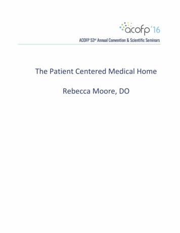 Three Steps To PCMH (2014 Standards) - Acofp 