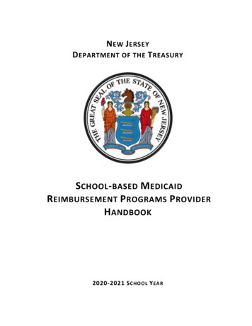 2020-2021 SCHOOL YEAR - Government Of New Jersey