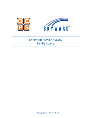 SKYWARD FAMILY ACCESS Family Access - SharpSchool