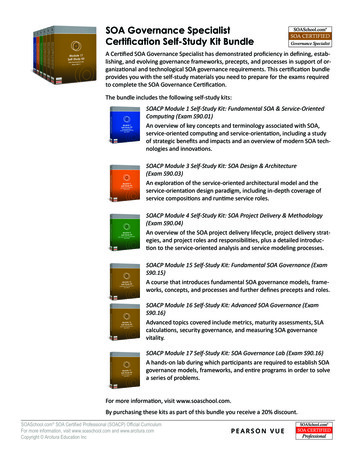 SOA Governance Specialist Certification Self-Study Kit Bundle