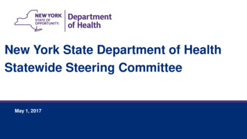 05/01/2017 - Statewide Steering Committee - New York State Department .