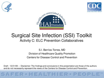 Surgical Site Infection (SSI) Toolkit - Centers For Disease Control And .