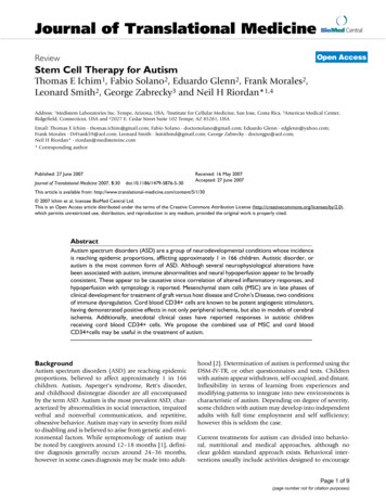 Journal Of Translational Medicine BioMed Central - Stem Cell Institute