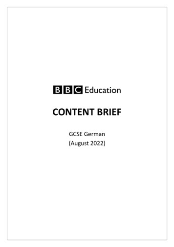 BBC Teach Brief