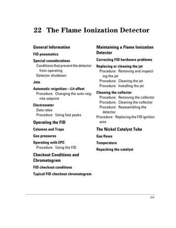 The Flame Ionization Detector - UMass