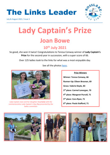 Lady Captain S Prize - Rosslare