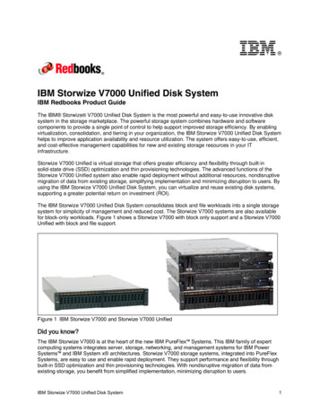 IBM Storwize V7000 Unified Disk - IBM Redbooks