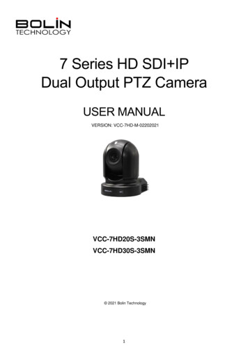 7 Series HD SDI IP Dual Output PTZ Camera - Bolin Technology