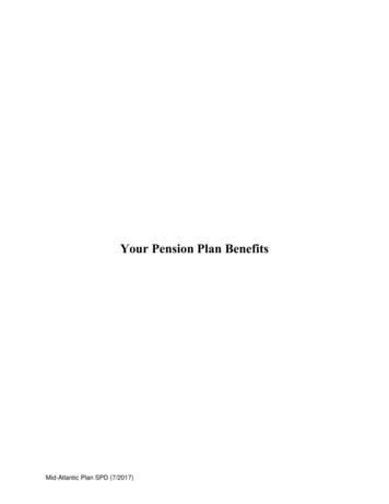 Your Pension Plan Benefits