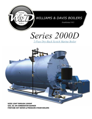 2-Pass Dry-Back Scotch Marine Boiler
