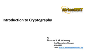 Introduction To Cryptography - ITU