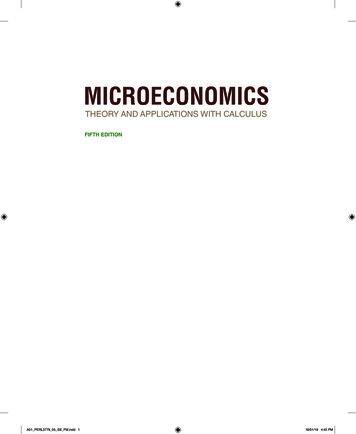MICROECONOMICS - Higher Education Pearson