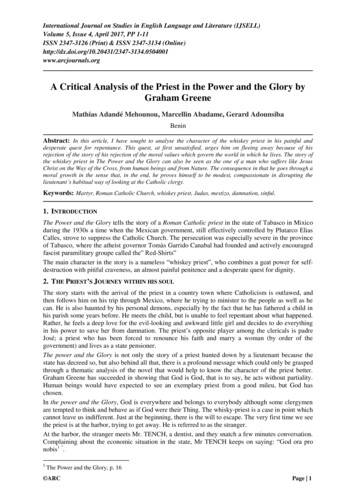 A Critical Analysis Of The Priest In The Power And The .