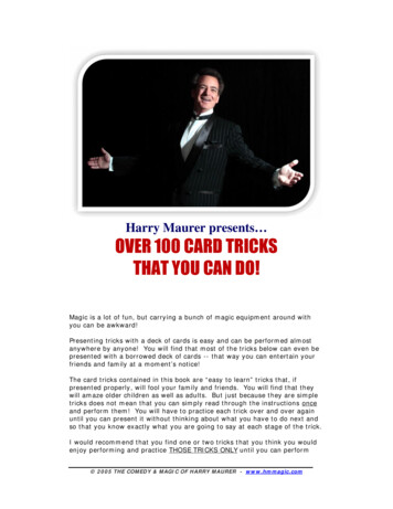 Harry Maurer Presents OVER 100 CARD TRICKS THAT YOU CAN 