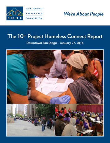 10th Project Homeless Connect Report - SDHC