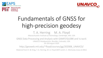 Fundamentals Of GNSS For High-precision Geodesy