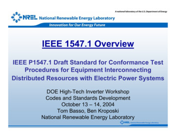 IEEE 1547.1 Overview