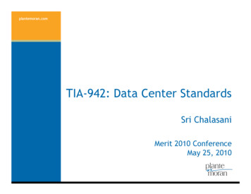 TIA-942: Data Center Standards - Donuts