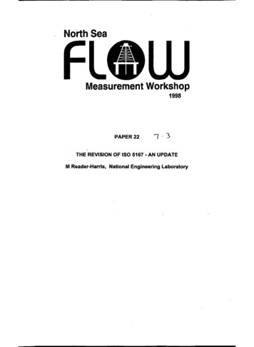 North Sea Measurement Workshop - NFOGM