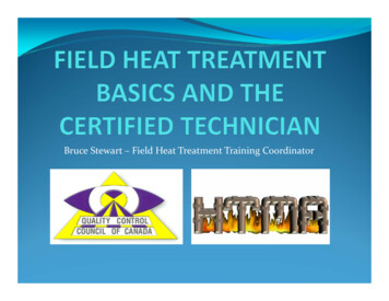 Bruce Stewart – Field Heat Treatment Training Coordinator