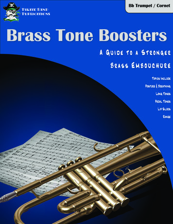 Bb Trumpet / Cornet Pirate Band Brass Tone Boosters