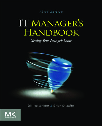 IT Manager’s Handbook