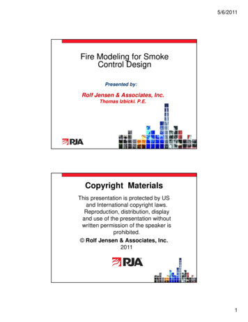 Fire Modeling For Smoke Control Design.ppt