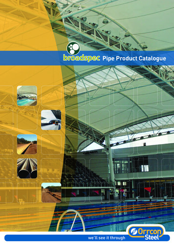 Pipe Product Catalogue - Orrcon Steel