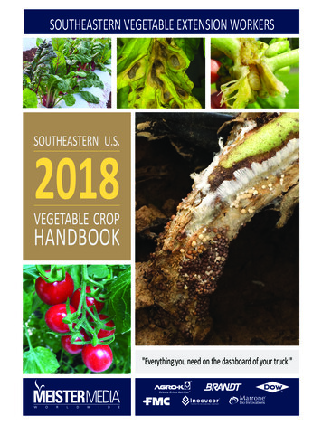 VEGETABLE CROP HANDBOOK - Growing Produce