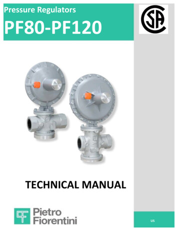 Pressure Regulators PF80-PF120