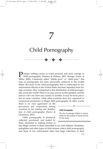 Child Pornography - SAGE Pub