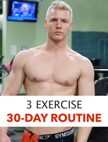 30-DAY ROUTINE - VAHVA Fitness