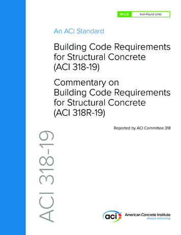 An ACI Standard - Concrete