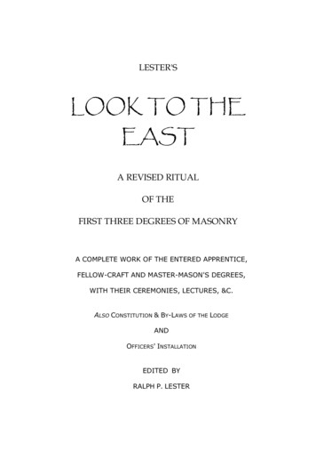 LOOK TO THE EAST - Masoniclib