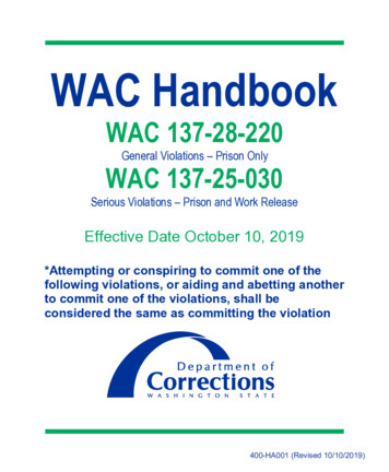 WAC Handbook