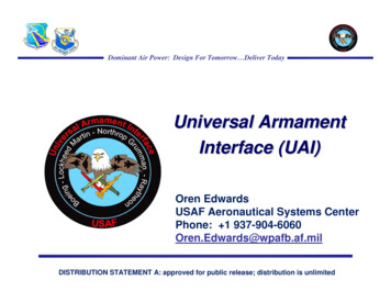 Universal Armament Interface (UAI)